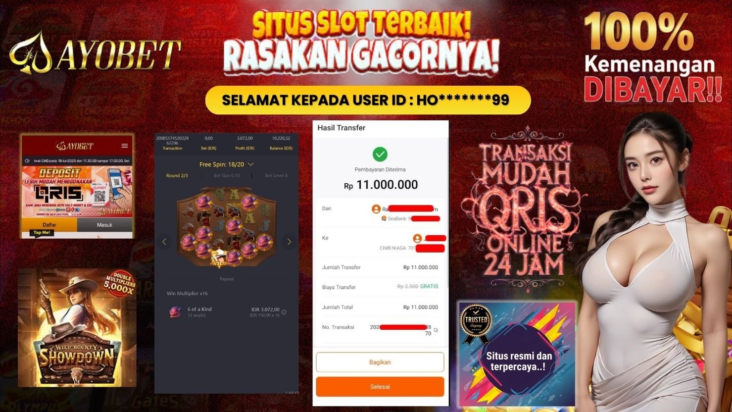 AYOBET JACKPOT SLOT WILD BOUNTY SHOWDOWN